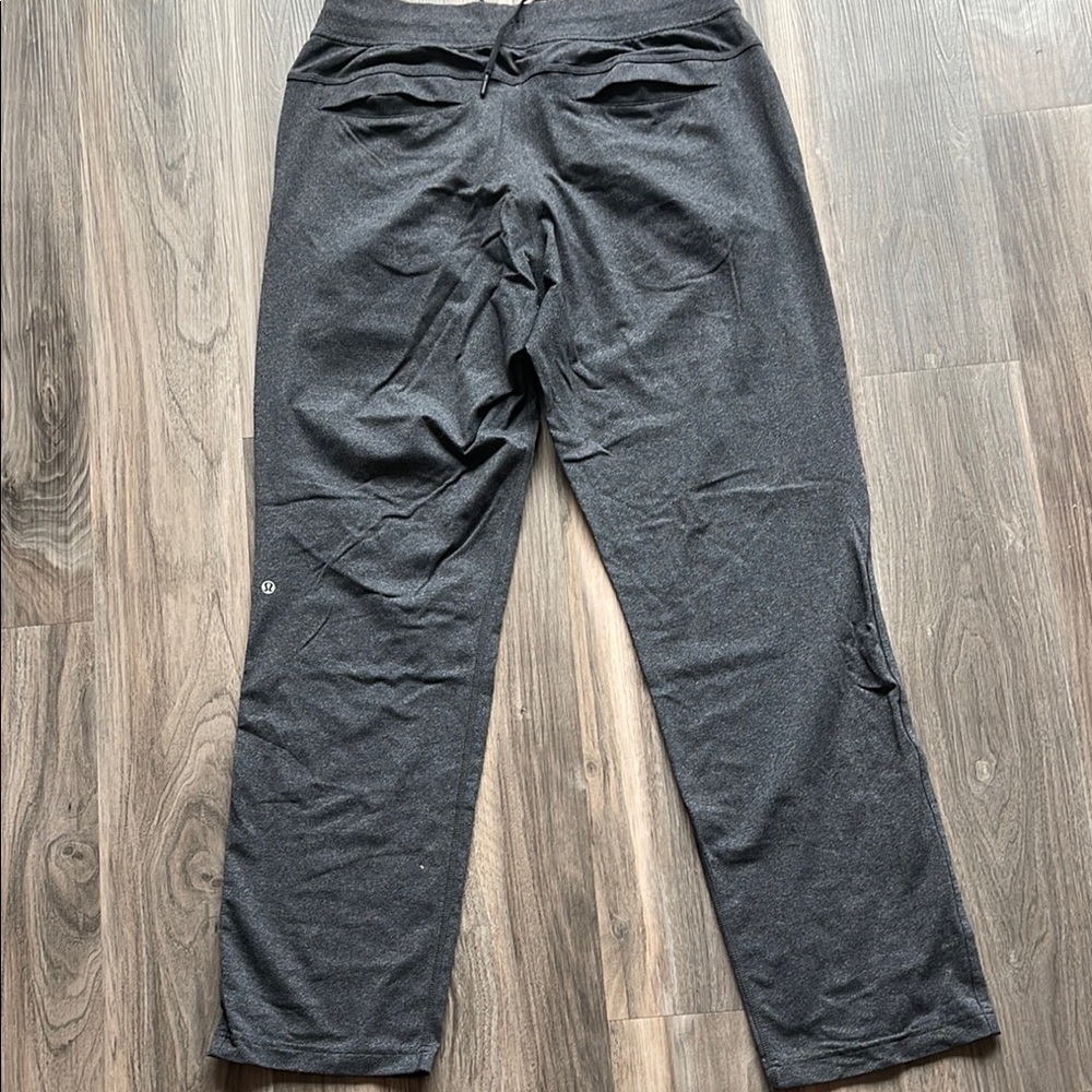 Lululemon Dark Gray Joggers with Relaxed Fit and Soft Material